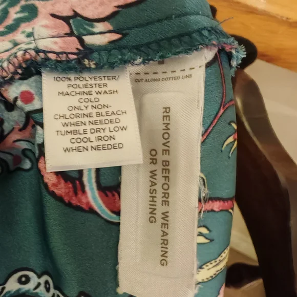 LOFT Floral Garden Shirt Flowy Dress - Picture 12 of 14